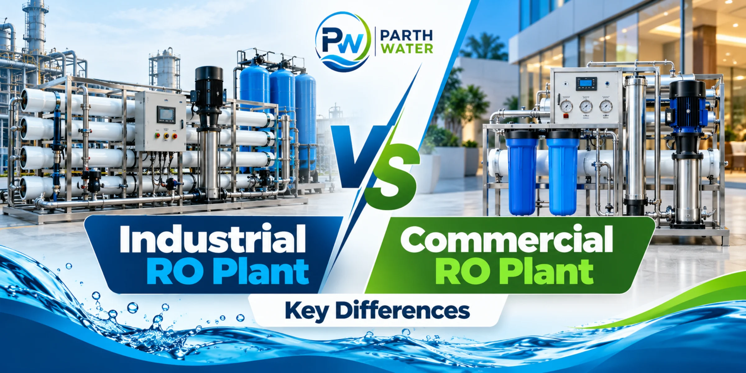Industrial RO Plant vs Commercial RO Plant: What Is the Difference?