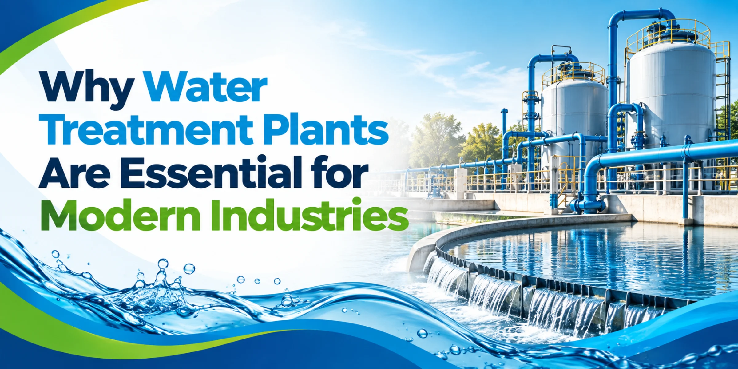 Why Water Treatment Plants Are Essential for Modern Industries