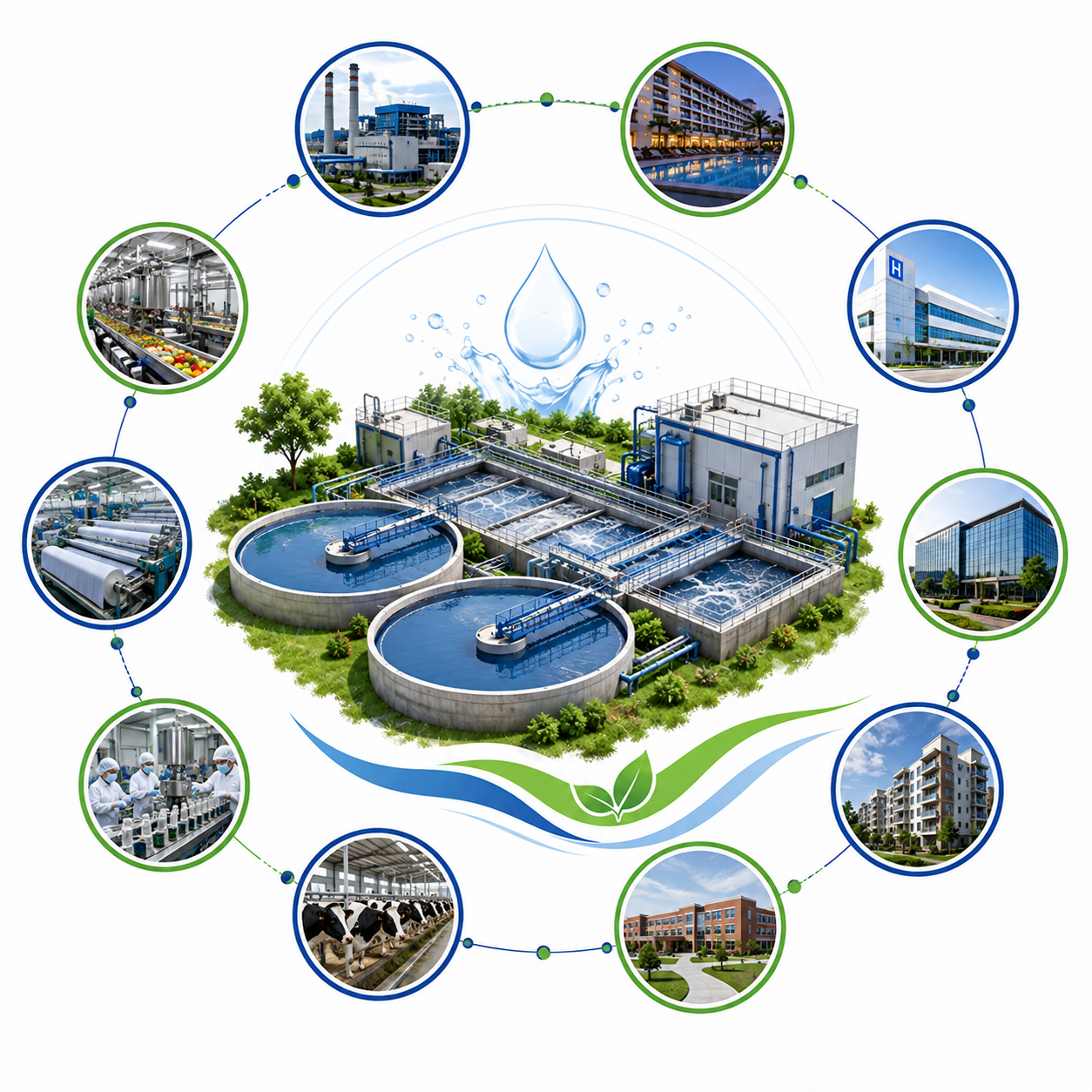 Applications of Waste Water Treatment Plants