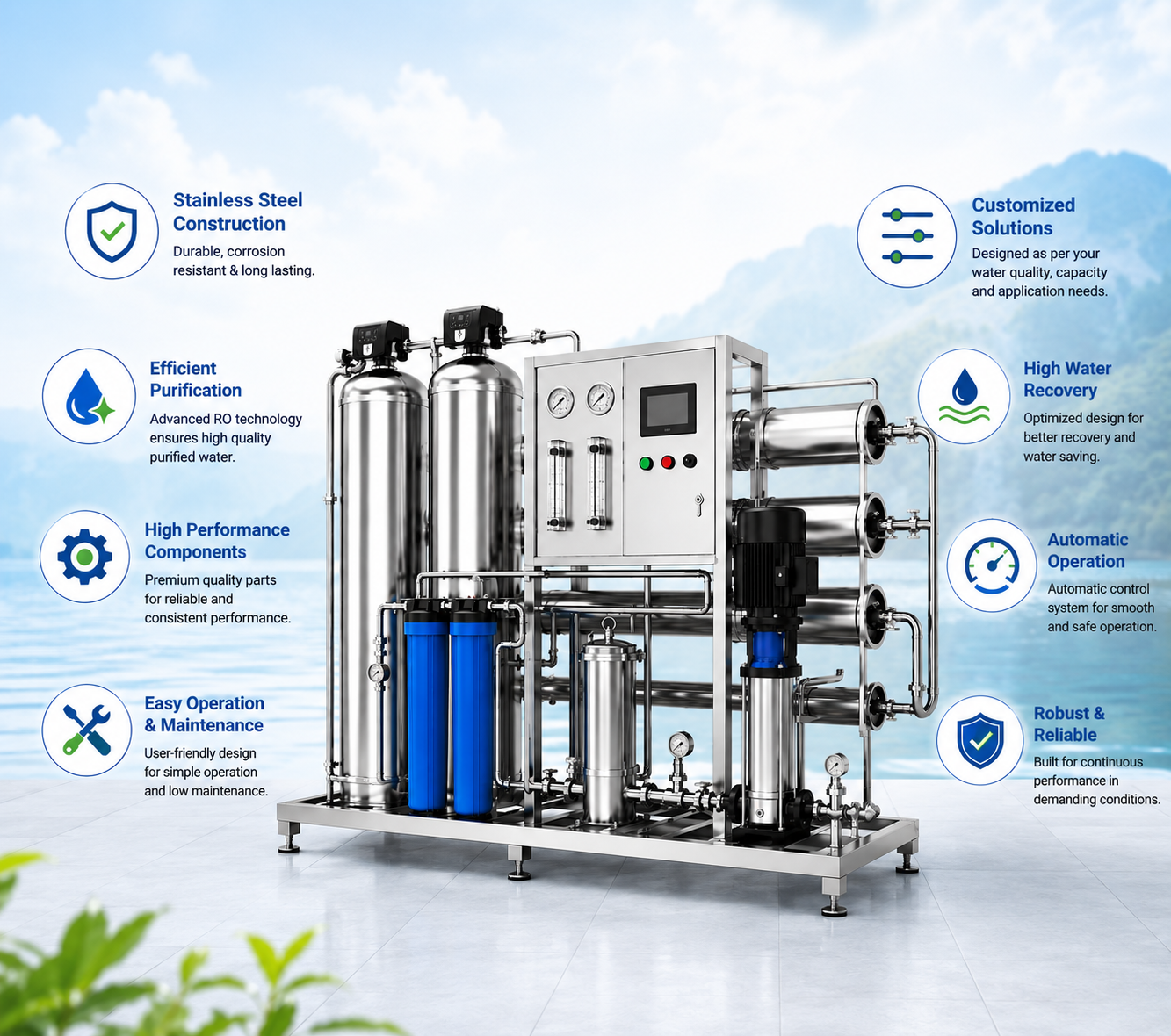 Features of Our SS RO Plants